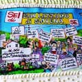 La torta del 1° Compleanno del gruppo dei Sanlazzaresi